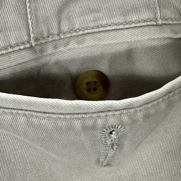 Peter Millar Pants Mens 38 Chino Gray Pima Cotton  Flat Front Pockets Straight - Picture 9 of 9